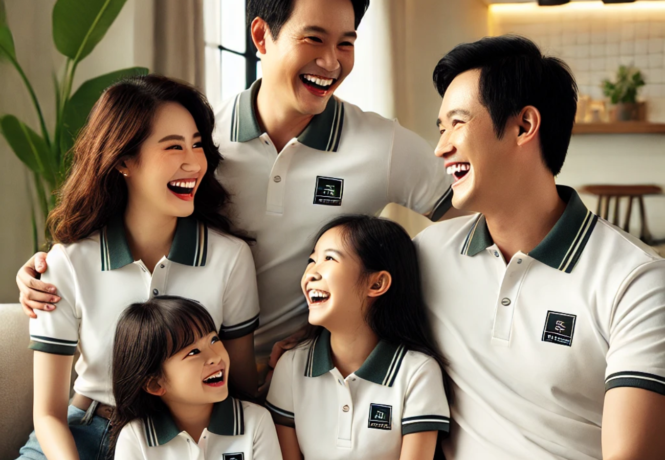 Không Có Áo Đồng Phục Gia Đình? Hối Hận Khi Nhìn Lại Ảnh Cả Nhà!
