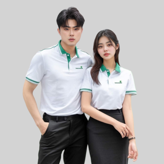 đồng phục ngân hàng vietcombank amac